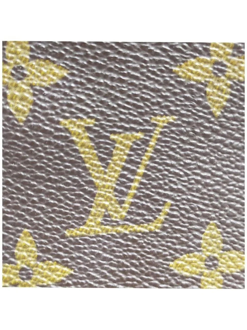Authentic Louis Vuitton Monogram Demi Ronde Cosmetic Pouch Brown Canvas Luxury